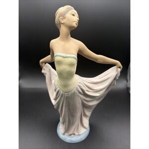 Lladró #2267 Dancer Woman Gres Porcelain Figurine Retired Spain AS IS Thumb